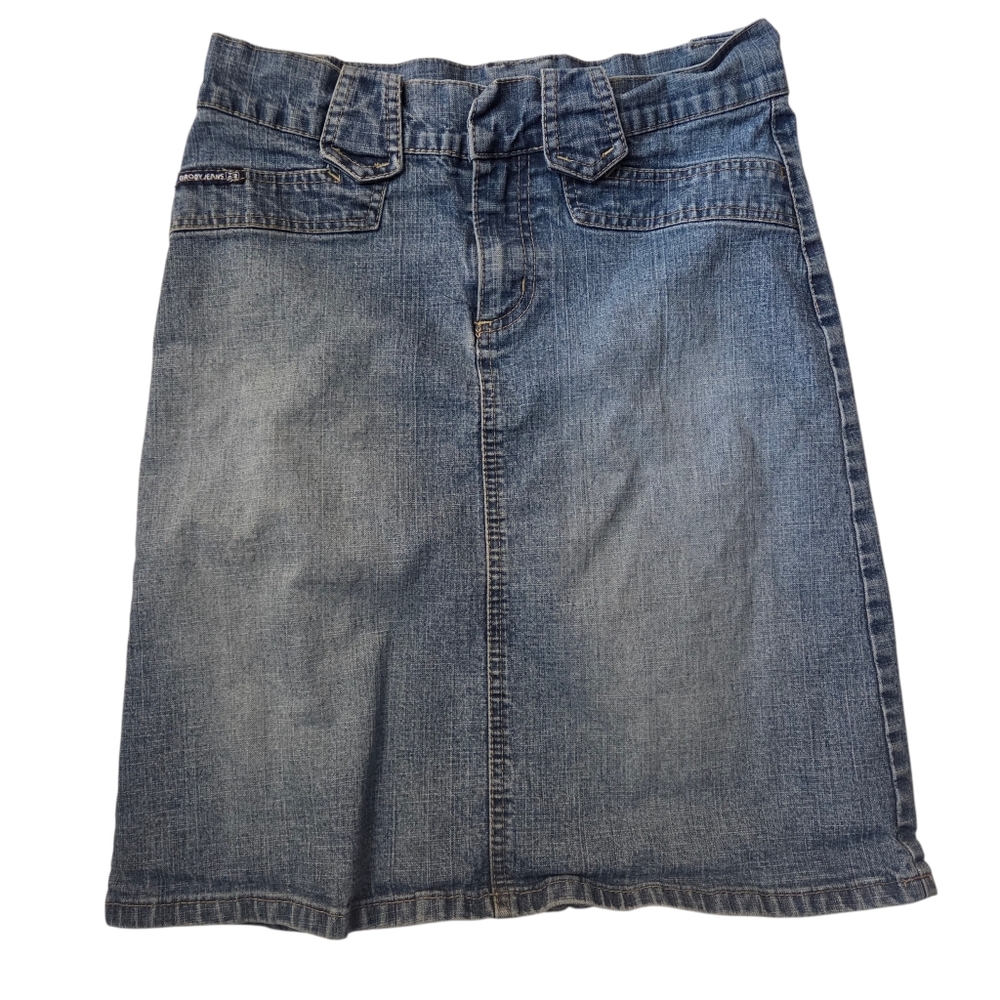 Brody Blue Denim Mini Skirt